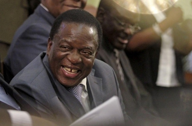 Cựu Phó Tổng thống Emmerson Mnangagwa sẽ trở thành Tổng thống Zimbabwe. Ảnh: Reuters