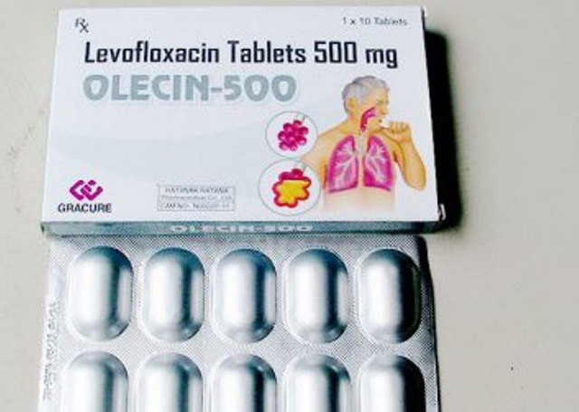 Thuốc viên nén bao phim Olecin-500 là một trong 2 loại thuốc được yêu cầu thu hồi trên địa bàn tỉnh Thanh Hóa