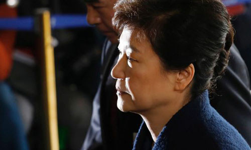 Cựu tổng thống Park Geun-hye. Ảnh: Reuters.