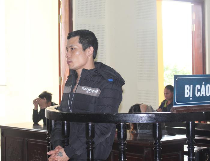 Bị cáo Lê Quang Trung trước tòa. Ảnh: Phương Thảo