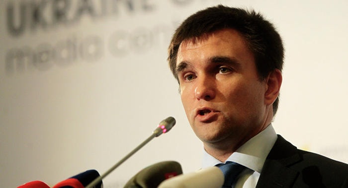 Bộ Ngoại giao Ukraine Pavel Klimkin. Ảnh: AP