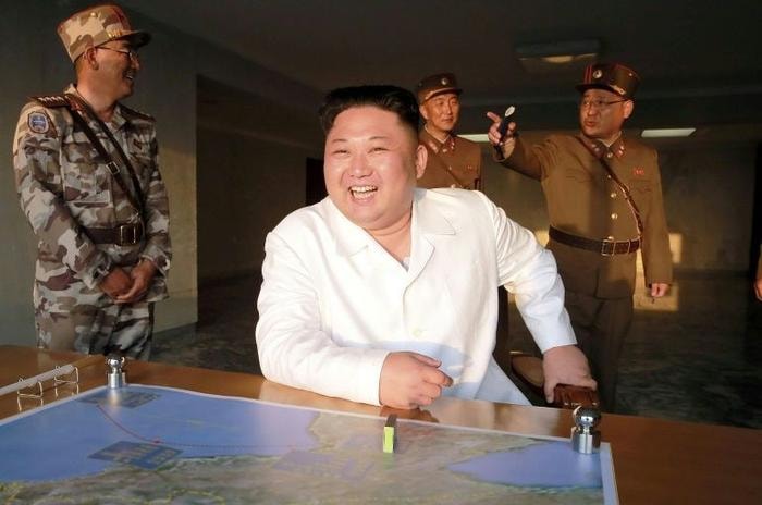 Có quan ngại cho rằng nhà lãnh đạo Triều Tiên Kim Jong-un có thể tiến hành hoạt động khiêu khích trước hoặc trong thời gian diễn ra Thế vận hội Mùa Đông. Ảnh: AP