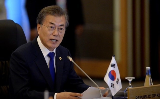 Tổng thống Hàn Quốc Moon Jae-in. Nguồn: Reuters