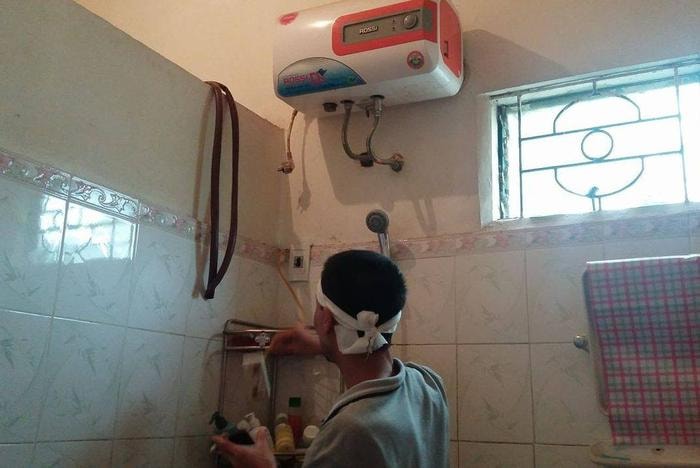 Hiện trường xảy ra vụ việc khiến em M. tử vong. Ảnh: Tân Kỳ