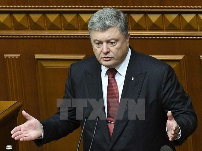 Tổng thống Ukraine Petro Poroshenko. (Nguồn: AFP/TTXVN)