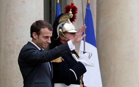 Tổng thống Pháp Macron. Ảnh: AFP