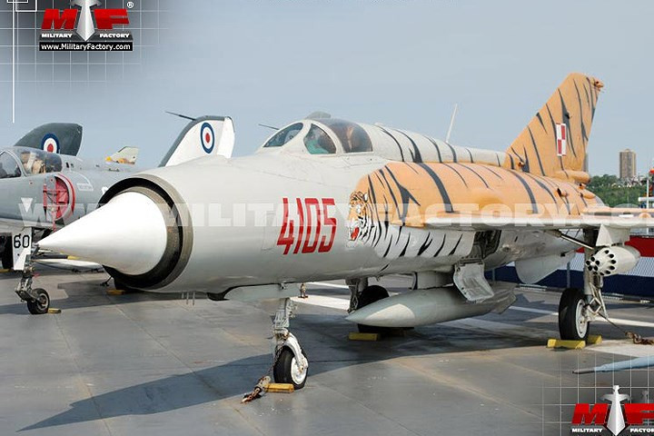 Tiêm kích siêu thanh một chỗ ngồi MiG-21. Đây là một bước nhảy vọt so với các phiên bản MiG trước đó.