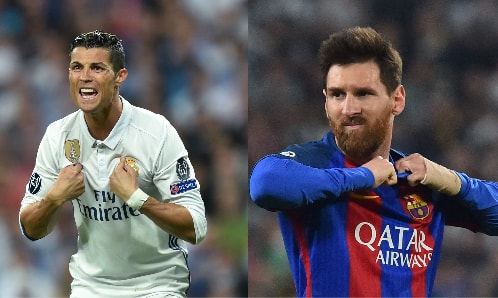 Ronaldo đang có phong độ tốt hơn Messi tại Champions League.