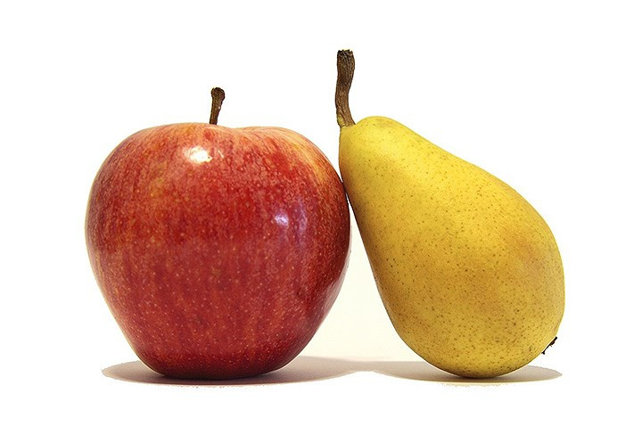 Táo và quả lê: Flavonoids có trong táo và lê là hóa chất tự nhiên trong thực phẩm có thể có tác dụng đốt cháy chất béo. Đó là lý do tại sao đây là hai trái cây tốt nhất để giảm cân. Flavonoids có thể làm tăng làm tăng sự hấp thu glucose vào cơ và tăng khả năng đốt cháy chất béo.