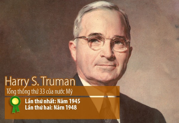 Harry S. Truman (8 tháng 5 năm 1884 – 26 tháng 12 năm 1972) là Phó tổng thống thứ 34 (1945) và là Tổng thống thứ 33 của Hoa Kỳ (1945–1953), kế nhiệm Nhà Trắng sau cái chết của Franklin D. Roosevelt.  Trong đối nội Truman đối phó với một giai đoạn hỗn loạn của nền kinh tế, được đánh dấu với nhiều thiếu hụt nghiêm trọng, hàng loạt vụ đình công và sự thông qua đạo luật Taft-Hartley vượt qua sự phủ quyết (veto) của ông. Ông tái đắc cử vào năm 1948 nhưng không kiểm soát được Quốc hội và không thể thông qua một chương trình Thỏa thuận Công bằng (Fair Deal) của ông. Ông đã sử dụng quyền hành pháp của mình để bắt đầu sự xóa bỏ nạn phân biệt chủng tộc trong quân đội Hoa Kỳ và bắt đầu cuộc 