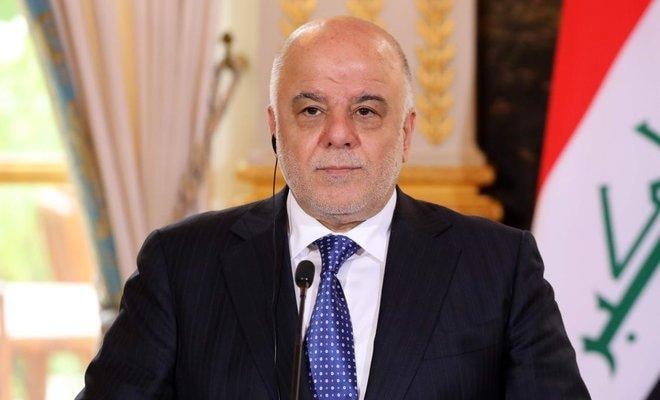 Thủ tướng Iraq Haider al-Abadi chính thức tuyên bố giải phóng đất nước hoàn toàn khỏi tay IS (AFP)