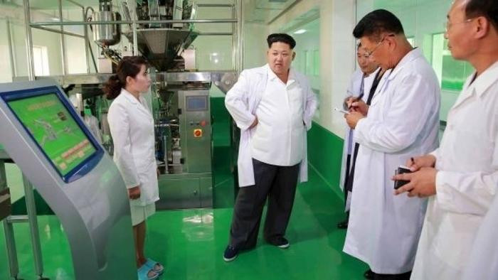 Nhà lãnh đạo Triều Tiên Kim Jong-un . Ảnh: AP