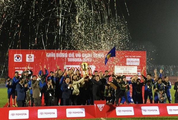 1.Vô địch V.League nhưng Quảng Nam vẫn không được tham dự AFC Champions League. Ảnh: Internet