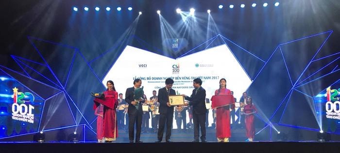 Vượt qua hơn 500 hồ sơ tham dự, Công ty cổ phần Nafoods Group được vinh danh trong nhóm các công ty dẫn đầu nhờ các nỗ lực trong phát triển bền vững trong suốt hơn 20 năm hoạt động ở Việt Nam. 