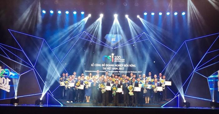Chương trình lễ Vinh danh sẽ được tiếp tục tổ chức thường niên để đánh giá xếp hạng các doanh nghiệp phát triển bền vững. 
