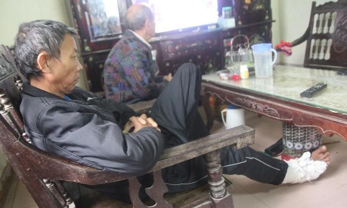 Ông N hiện đã xuất viện và đang ở nhà em trai. Ảnh: T.K