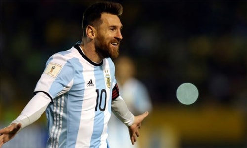 Messi chưa có danh hiệu cùng đội tuyển Argentina. 