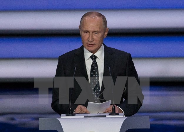 Tổng thống Nga Vladimir Putin. Nguồn: THX/TTXVN