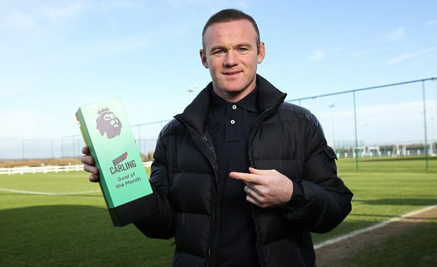   Wayne Rooney đã giật giải Bàn thắng đẹp nhất tháng 11 tại Premier League. Ảnh: Internet