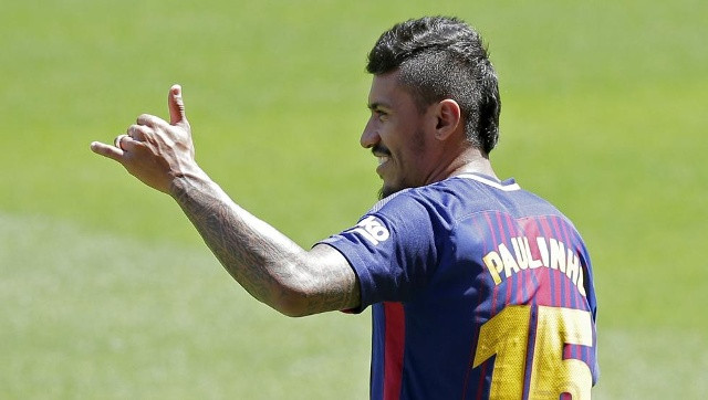 Paulinho đang có phong độ ấn tượng trong màu áo Barca. Ảnh: Internet