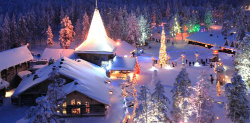 Ngôi làng của các ông già Noel đẹp như trong mơ tại Phần Lan.