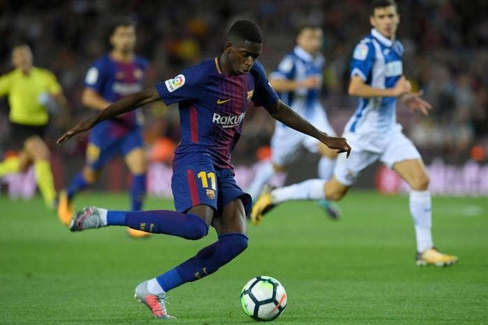 Barcelona chuẩn bị có sự phục vụ của ngôi sao đắt giá Dembele. Ảnh: Internet