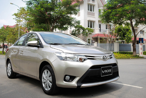 Toyota Vios, mẫu xe bán chạy hàng đầu của hãng xe Nhật tại Việt Nam. 