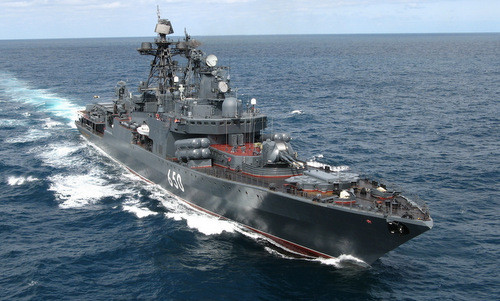 Tàu khu trục Đô đốc Chabanenko thuộc lớp Udaloy II. Ảnh: Wikipedia.