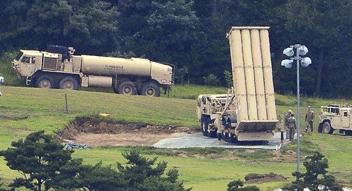 Hệ thống THAAD của Mỹ tại Hàn Quốc. Ảnh: AP