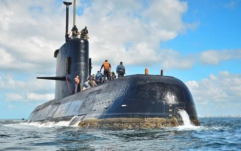 Tàu ngầm ARA San Juan. Ảnh: Reuters