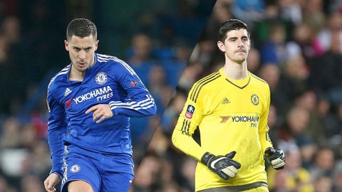 Từ chối gia hạn với Chelsea, Hazard & Courtois cùng đợi Real