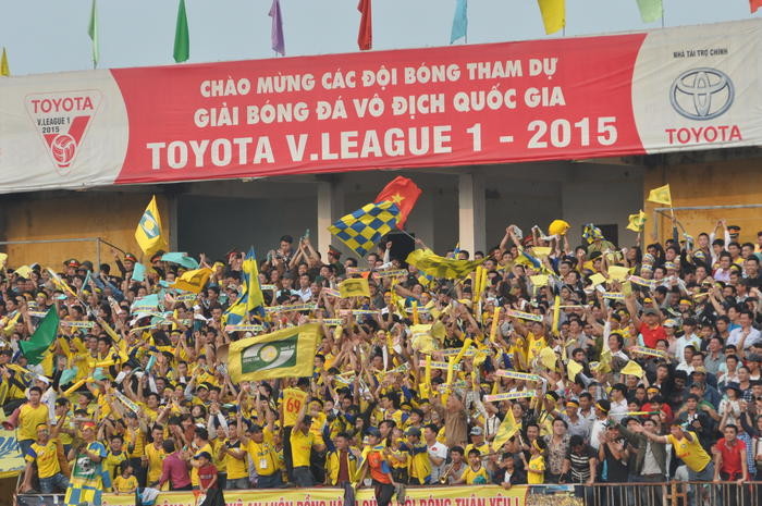 Nhà tài trợ chính Toyota sẽ rút khỏi V.League kể từ mùa giải 2018. Ảnh: Đức Dũng