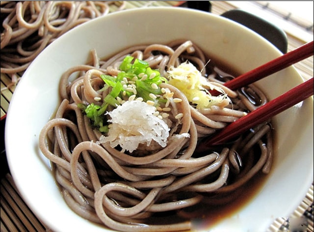 Mì soba là món không thể thiếu trong những ngày đầu năm mới ở Nhật Bản.
