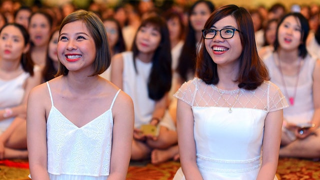 Thân tâm an lạc, vui vẻ, cơ thể sẽ tràn đầy năng lượng hạnh phúc - Ảnh: QUANG ĐỊNH