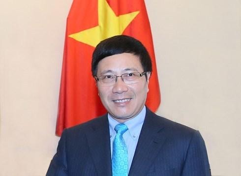 Uỷ viên Bộ Chính trị, Phó Thủ tướng Chính phủ, Bộ trưởng Bộ Ngoại giao Phạm Bình Minh (Ảnh: Lao Động)