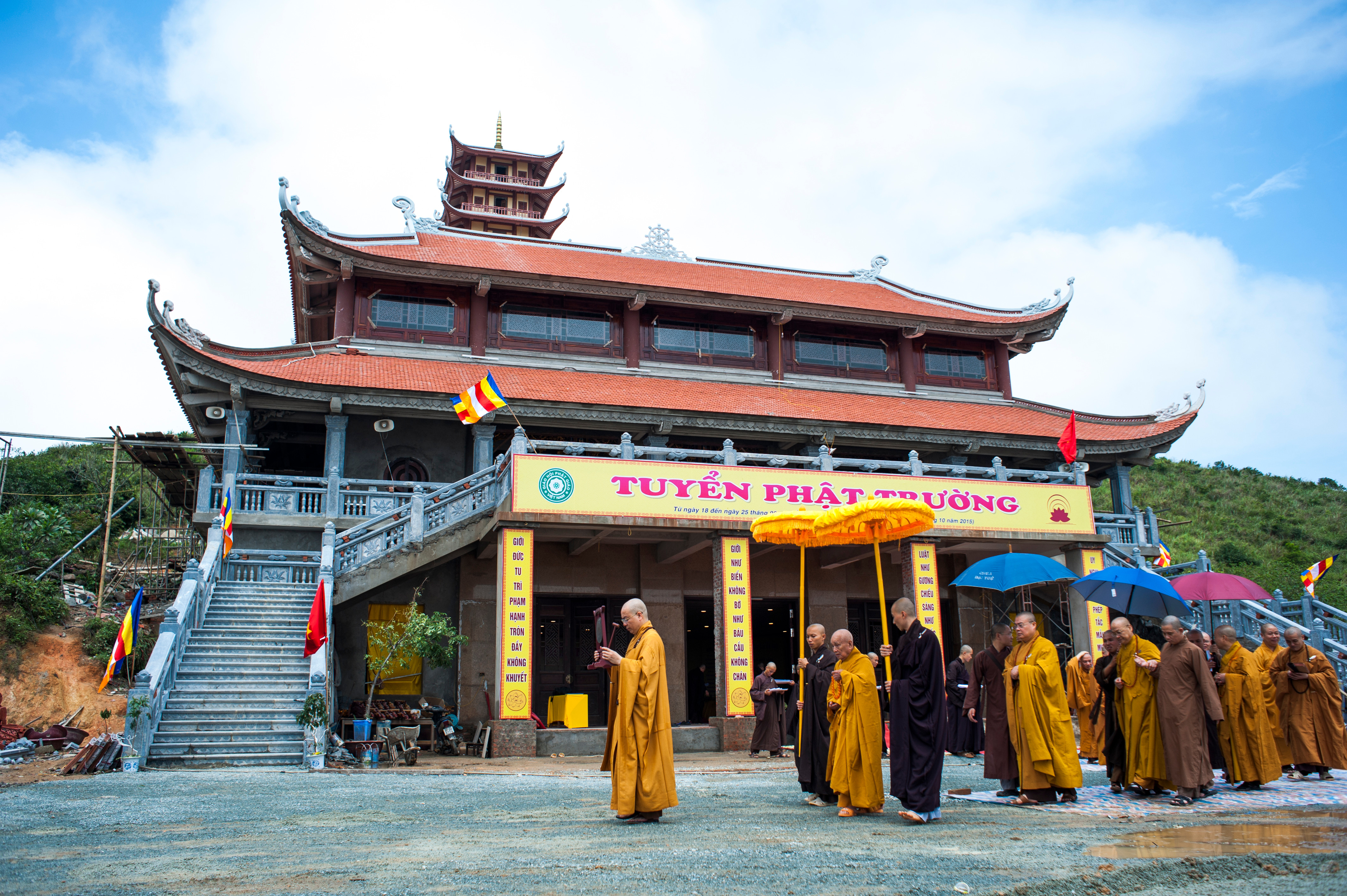 Chùa Đại Tuệ - huyện Nam Đàn là 1 trong 7 điểm được công nhận điểm du lịch địa phương tỉnh Nghệ An năm 2017. Ảnh: Thành Cường