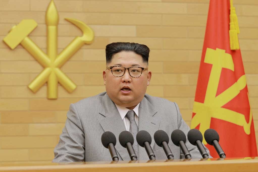 8.  Nhân dịp năm mới 2018: Trong bài phát biểu tới người dân dịp năm mới ông Kim Jong-un nhấn mạnh: “Toàn bộ nước Mỹ nằm trong tầm tấn công của các vũ khí hạt nhân của chúng tôi, một nút bấm hạt nhân luôn luôn nằm trên bàn làm việc của tôi. Đây là thực tế, không phải là một lời dọa nạt”, 