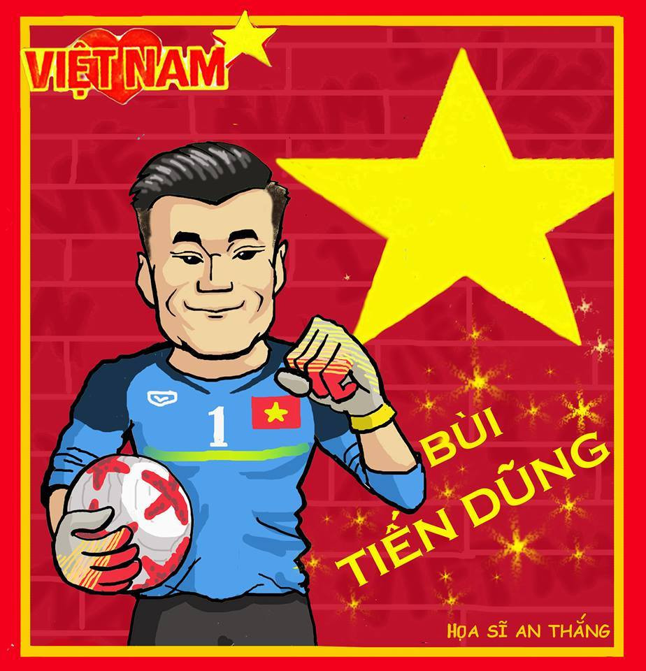 Thủ môn Bùi Tiến Dũng, người hùng thầm lặng và là chỗ dựa vững chắc trong khung thành cho U23 Việt Nam tại VCK U23 châu Á.