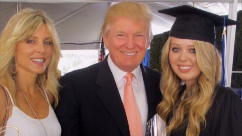 Bà Marla Maples, ông Donald Trump và con gái Tiffany Trump