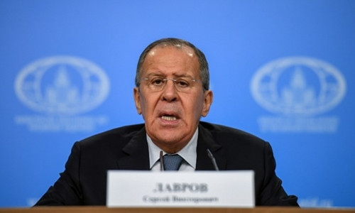 Ngoại trưởng Nga Sergei Lavrov. Ảnh: AFP.