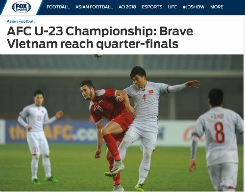 Báo chí nước ngoài và chuyên gia dành nhiều lời khen cho U23 Việt Nam. Ảnh: Internet