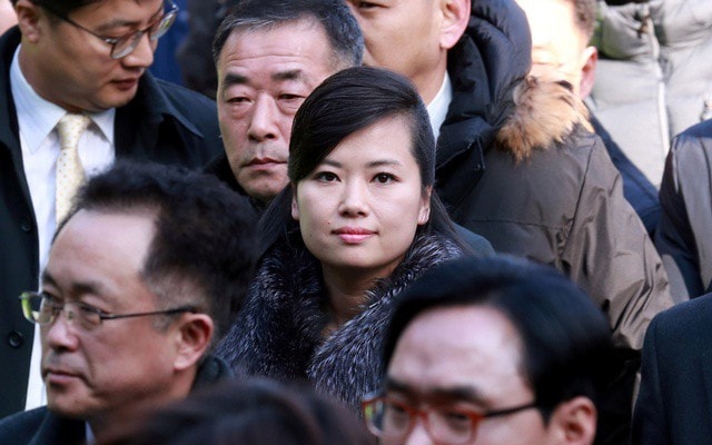 Trưởng phái đoàn Triều Tiên Hyon Song-wol tới thủ đô Seoul ngày 21/1. Ảnh: Reuters