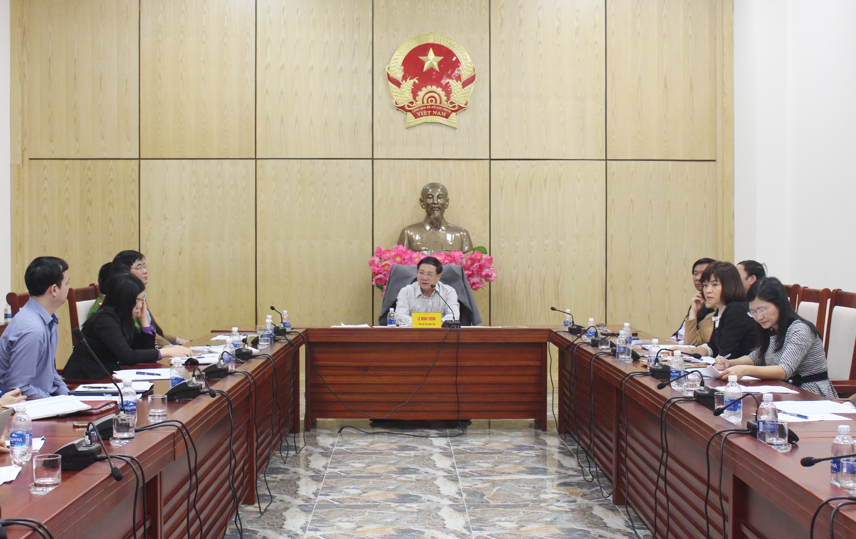 Quang cảnh cuộc họp. Ảnh: Phước Anh
