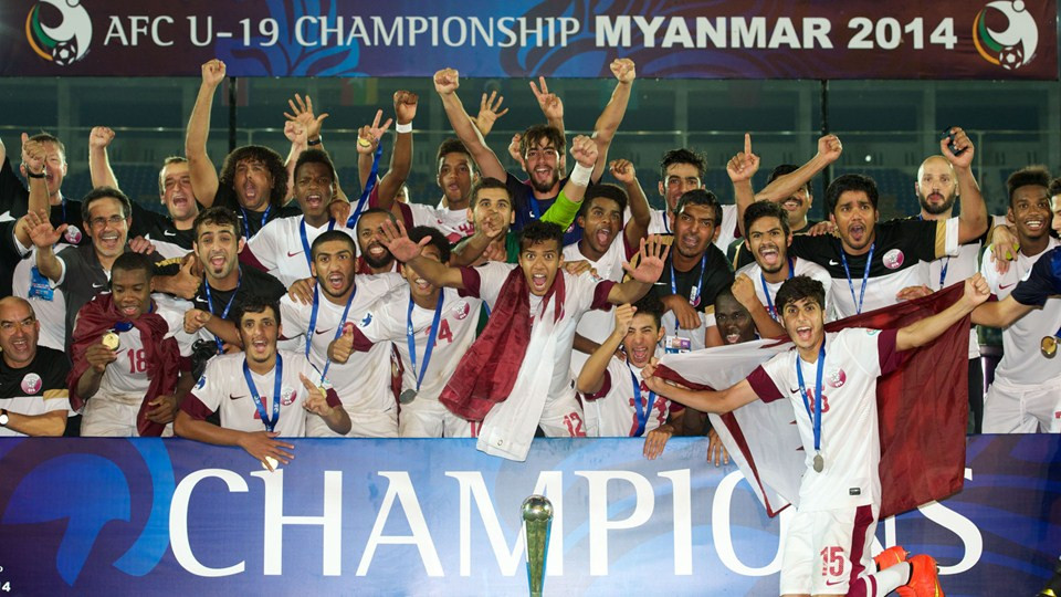 U23 Qatar có nòng cốt là đội U19 vô địch châu Á 2014