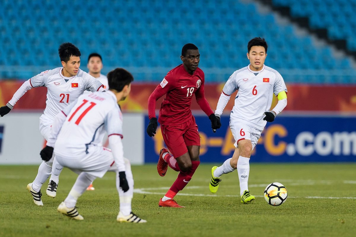 U23 Qatar có 5 cầu thủ đang thi đấu tại châu Âu nhưng không quá vượt trội so với U23 Việt Nam.