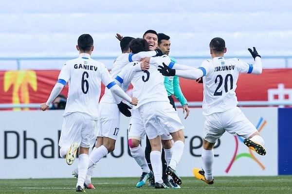 U23 Uzbekistan thể hiện sức mạnh đáng sợ với chiến thắng 4 – 1 trước U23 Hàn Quốc. Ảnh: Internet