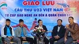 Tuyển thủ Văn Đức, Xuân Mạnh giao lưu tại Báo Nghệ An