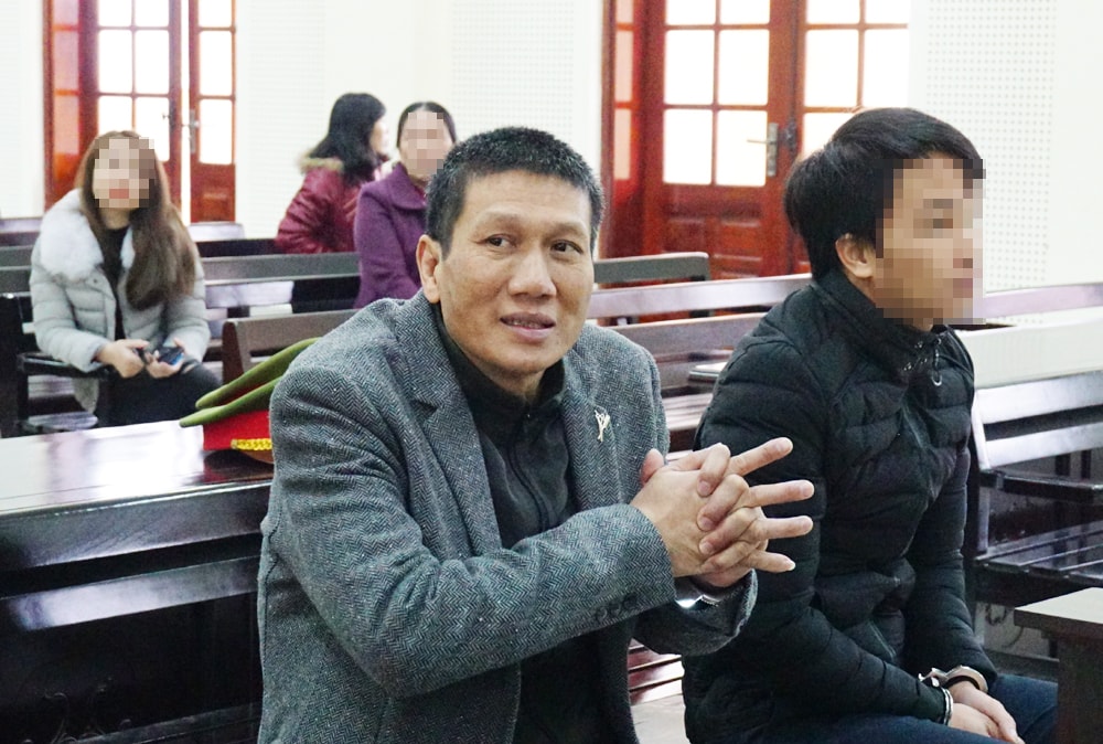 Lê Văn Quang tại phiên tòa. Ảnh: Như Bình