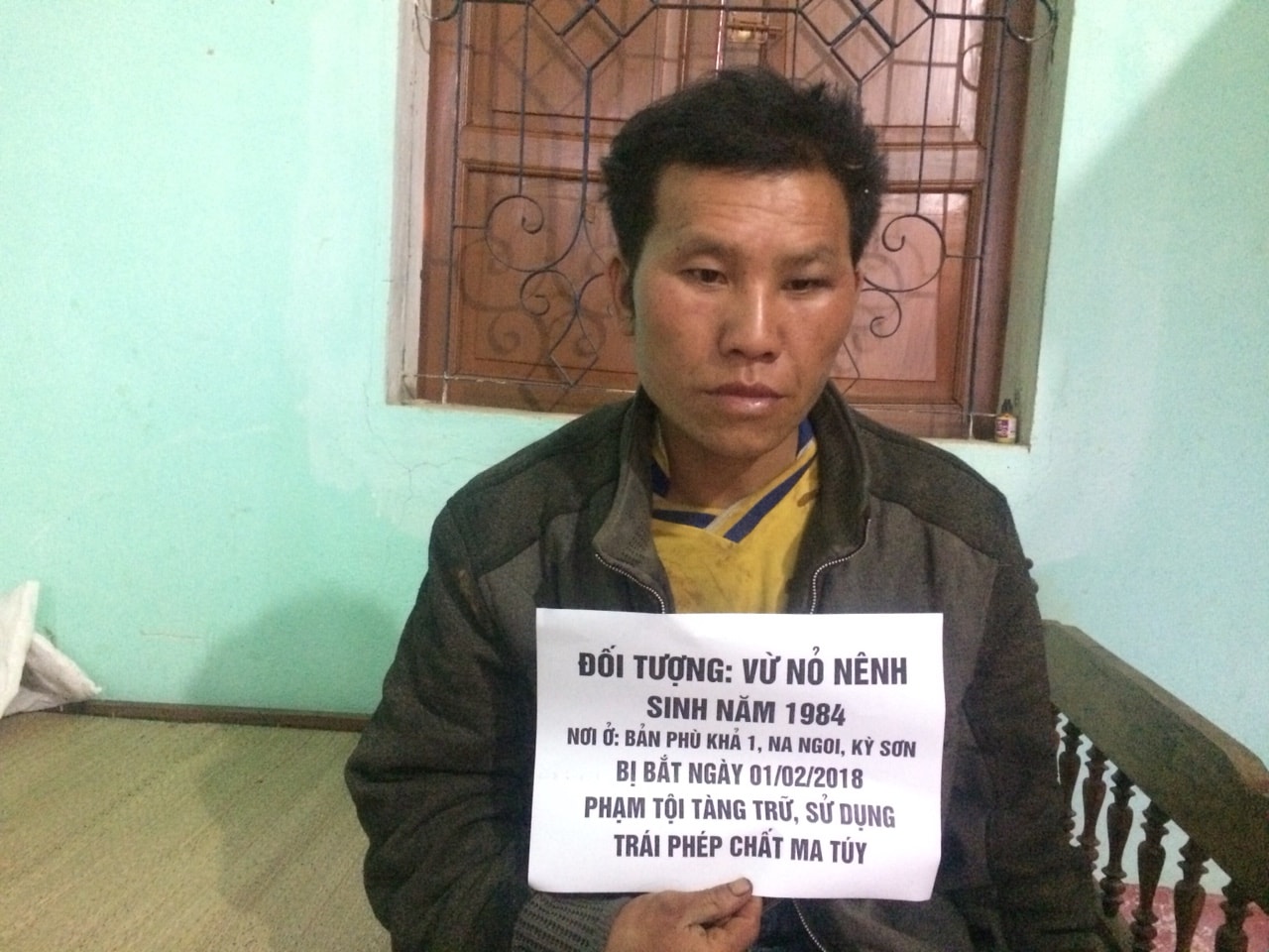 Đối tượng Vừ Nỏ Nênh. Ảnh: Hải Thượng