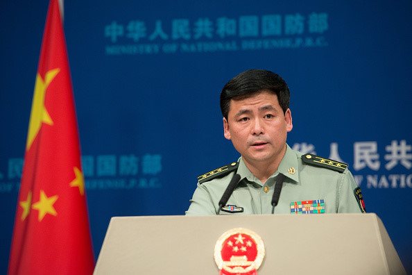 Người phát ngôn Bộ Quốc phòng Trung Quốc Nhậm Quốc Cường. Ảnh: AP